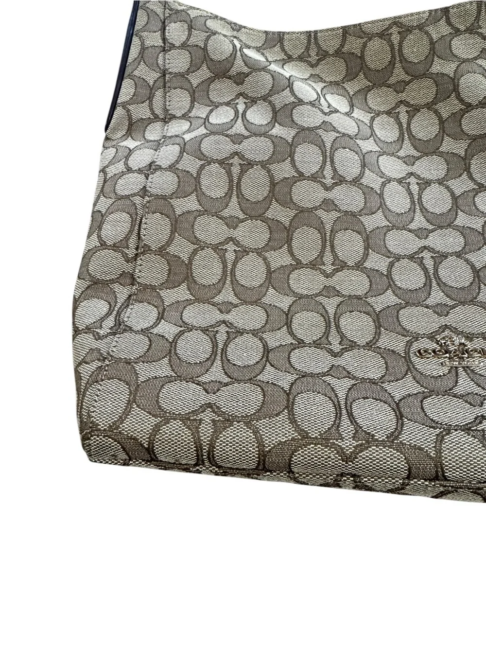 Coach Outlined Signature Celeste Convertible Hobo Bag